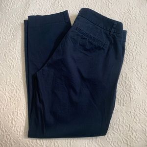 JCrew CityFit Size 4 Navy Skimmer Crop Pant
